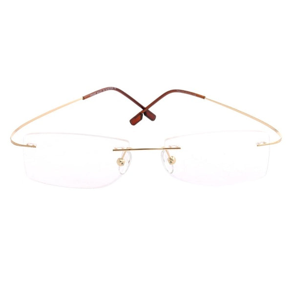 Fashion Metal Rimless Eye Glasses Eyeglasses Frame Spectacle Frames