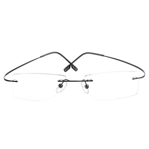 Fashion Metal Rimless Eye Glasses Eyeglasses Frame Spectacle Frames