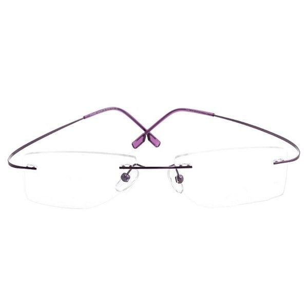 Fashion Metal Rimless Eye Glasses Eyeglasses Frame Spectacle Frames