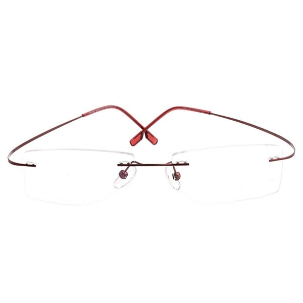 Fashion Metal Rimless Eye Glasses Eyeglasses Frame Spectacle Frames