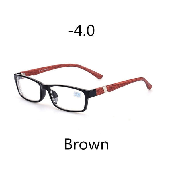 Elbru Classic Anti-blue Light Myopia Glasses Women&Men Short Sight Eyewear -1.0 -1.5 -2.0 -2.5 -3.0 -3.5 -4.0