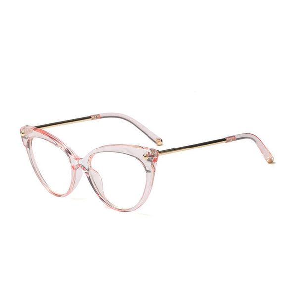 Seemfly Cat Eye Glasses Women Men Female Eyeglasses TR90 Optical Fashion Retro Eyewear Cateye Clear Lens Vintage Spectacles