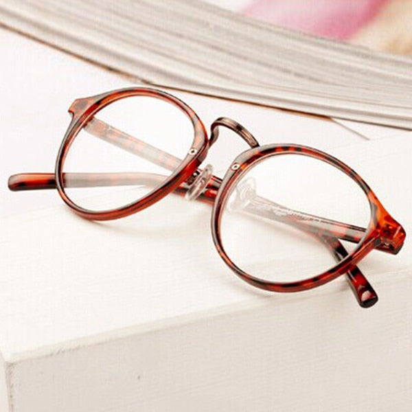 Glasses Men Women Transparent Nerd Eyeglasses Clear Lens Eyewear Unisex Retro Eyeglasses Spectacles Glasses Women Lens Glasses