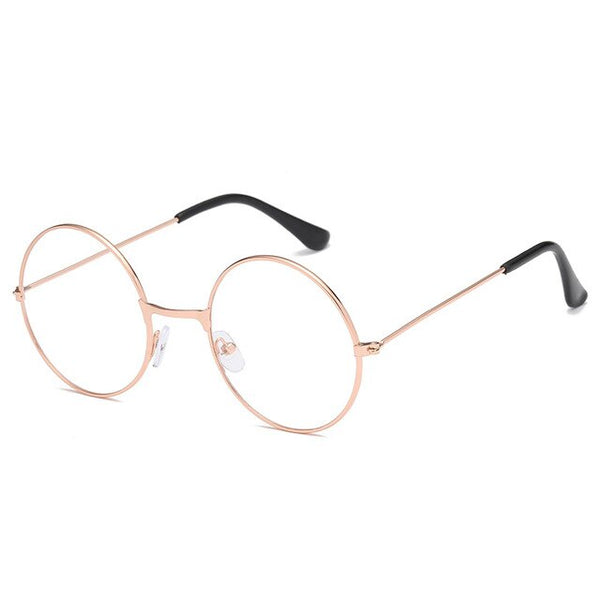 Round Eyeglasses Frame Clear Lens Glasses Retro Glasses Spectacles Optical Glasses Frame Transparent