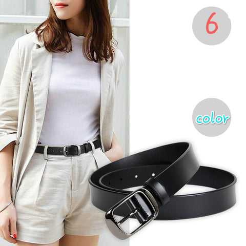 New Fashion Genuine Leather cowhid Belt,Women's Without Drilling Luxury Jeans Belts luxury quality designer belt women 2.8cm