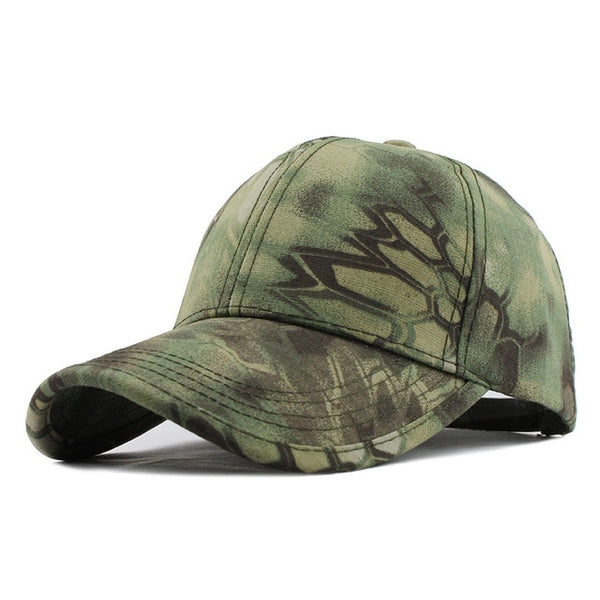 [FLB] Men's Snapback Camouflage Tactical Hat Army Tactical Baseball Cap Head Camouflage Caps Sun Hat  Hats for Men and WomenF221