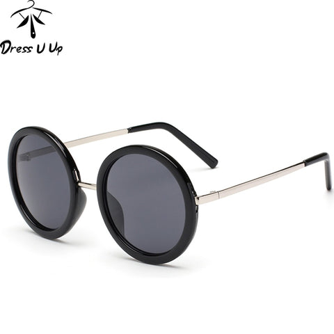 DRESSUUP New Retro Round Sunglasses Women Brand Designer Vintage Sun Glasses Women Coating Oculos De Sol Gafas lunette de soleil