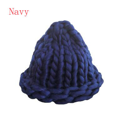 BINGYUANHAOXUAN 2017 Women's Fashion Winter Wool Hat Coarse Lines Outdoor Warm Hat Beanie Knitted Hat Multicolor Optional