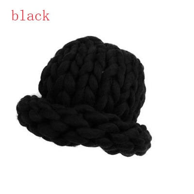 BINGYUANHAOXUAN 2017 Women's Fashion Winter Wool Hat Coarse Lines Outdoor Warm Hat Beanie Knitted Hat Multicolor Optional