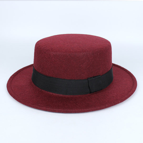 Women's Bowler Pork Pie Hats Winter Men Fedora Jazz Top Hat For Man Gentlman Winter Beret Woolen Felt Fedora Cap Bone Gorro 2018