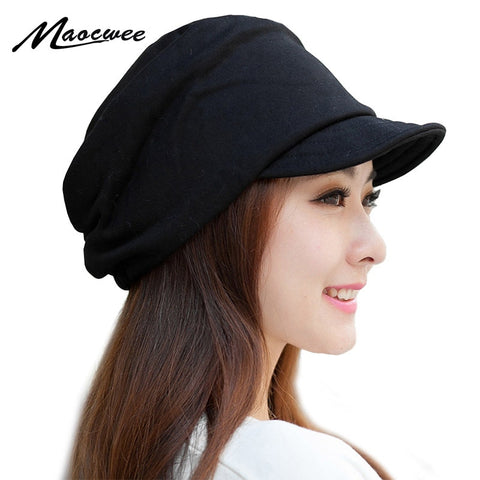 MAOCWEE 2018 Winter Women's Hats Boys Girls Casual Hip Hop Cap Knitting Warm cap female  Skullies Beanie Fashion Soft cap along