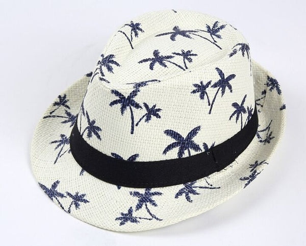 2018 Kids Summer Jazz Caps Men's Beach Jazz Hat Topper Casual Cap Unisex Lady Panama Hat