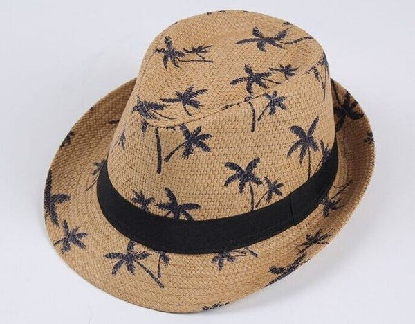 2018 Kids Summer Jazz Caps Men's Beach Jazz Hat Topper Casual Cap Unisex Lady Panama Hat