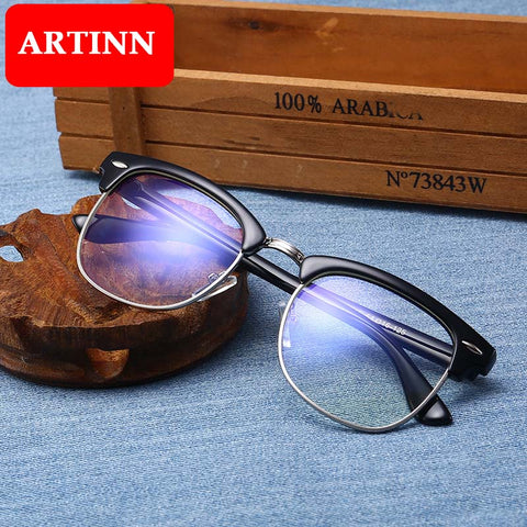 Computer Glasses Anti Blue Ray Glasses Anti Blue Light Eyeglasses Optical Eye Spectacle UV Blocking Gaming Filter Eyewear Rivet