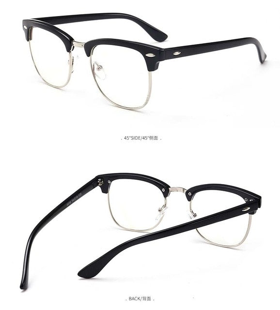 Computer Glasses Anti Blue Ray Glasses Anti Blue Light Eyeglasses Optical Eye Spectacle UV Blocking Gaming Filter Eyewear Rivet