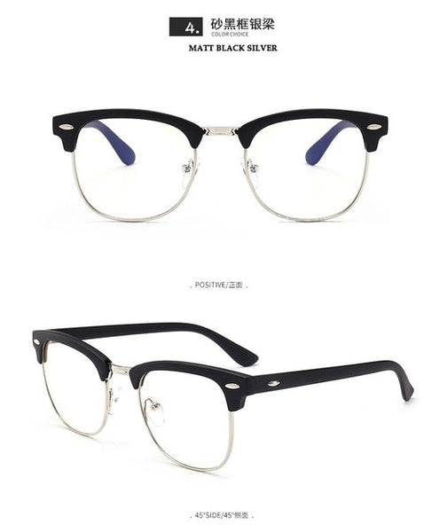 Computer Glasses Anti Blue Ray Glasses Anti Blue Light Eyeglasses Optical Eye Spectacle UV Blocking Gaming Filter Eyewear Rivet