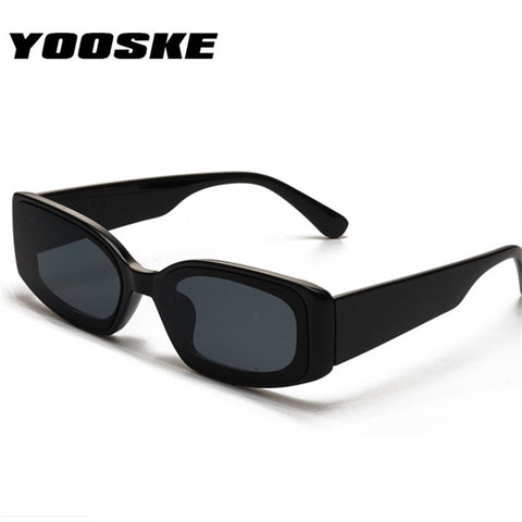 YOOSKE Cat Eye Sunglasses Women Fashion Brand Designer Rectangle Sun Glasses Ladies Vintage Candy color Eyewear Shades