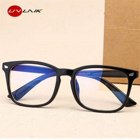 UVLAIK Blue Light Glasses Men Computer Glasses Gaming Goggles Transparent Eyewear Frame Women Anti Blue ray Eyeglasses