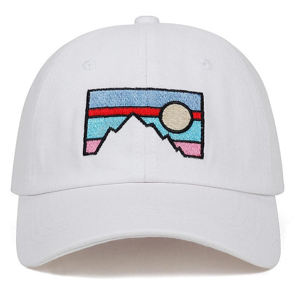 2018 new Men's Baseball cap dusk sunset embroidery cotton hat Fashion dad hat Spring and autumn cotton golf cap hats