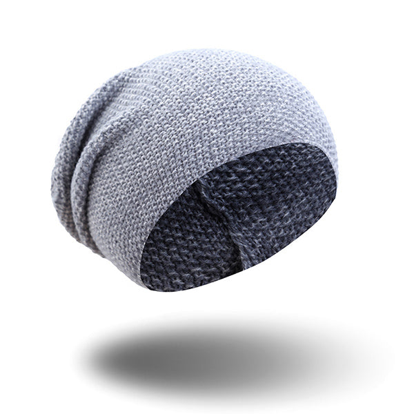 Plain Skullies Beanies Men Acrylic Casual Ski Hat For Boy Spring Autumn Slouchy Cap Women's Solid Unisex Soft Knitted Hat Female