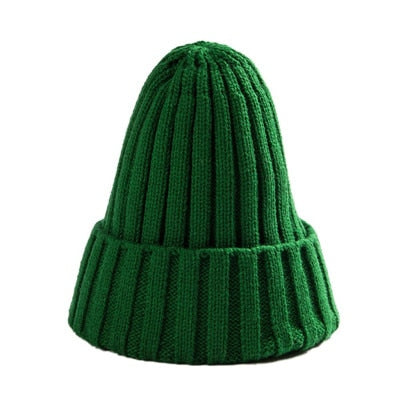 Hat Female Unisex Cotton Blends Solid Warm Soft HIP HOP Knitted Hats Men Winter Caps Women's Skullies Beanies For Girl Wholesale