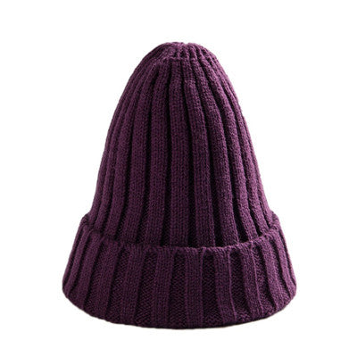 Hat Female Unisex Cotton Blends Solid Warm Soft HIP HOP Knitted Hats Men Winter Caps Women's Skullies Beanies For Girl Wholesale