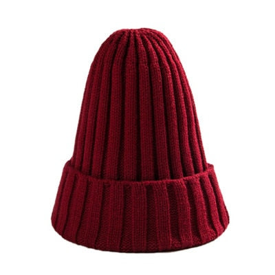 Hat Female Unisex Cotton Blends Solid Warm Soft HIP HOP Knitted Hats Men Winter Caps Women's Skullies Beanies For Girl Wholesale