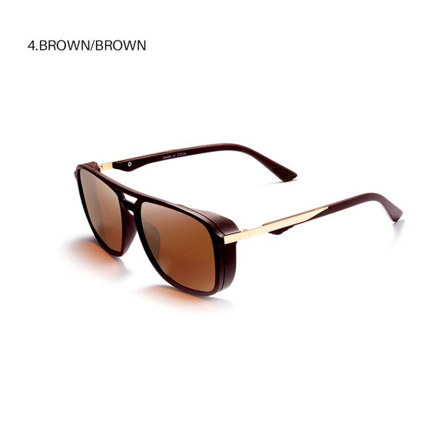 Roza Polarized Sunglasses For Men Wind Proof Punk Light Weight Outdoor Sun Glasses High Quality Mirror Male UV400 RZ0623