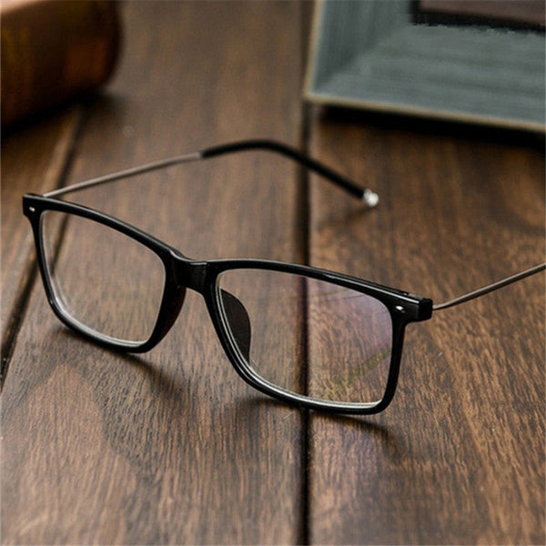 Myopia Glasses Men Business Myopic Eyeglasses Short sighted Eyewear Black Spectacles with Degree 1.0 1.5 2.0 2.5 3.0 3.5 4.0