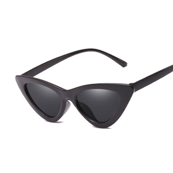 Sexy Cat Eye Sunglasses Women Brand Designer Mirror Black Triangle Sun Glasses Female Lens Shades for Ladies Eyewear UV400