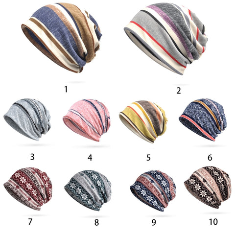 Women's Baggy Slouchy Beanie Chemo Hat Scarf Pregnant Woman's Month Cap Warm Hat