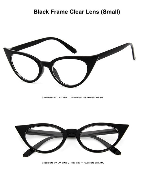 LongKeeper 2019 New Cat Eye Glasses Frame Women Brand Designer Cateye Optical Eyeglasses Ladies Fashion Retro Clear Glasses