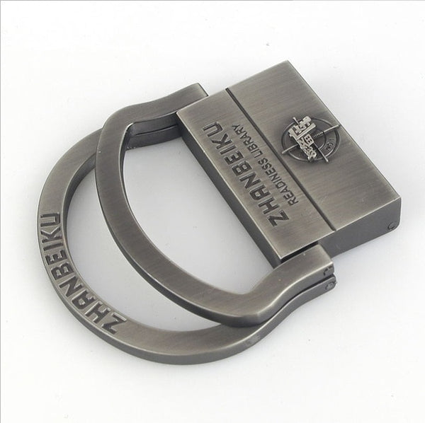 BOKADIAO Canvas Belt Only buckle Alloy metal buckle 4.5 X 6.8cm luxury military Army tactical belt buckle with Width 3.8cm belts