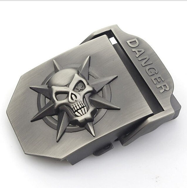 BOKADIAO Canvas Belt Only buckle Alloy metal buckle 4.5 X 6.8cm luxury military Army tactical belt buckle with Width 3.8cm belts