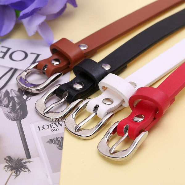 New Hot Sale Kids PU Leather Belts Children Boys Girls Leisure Waist Strap 2019