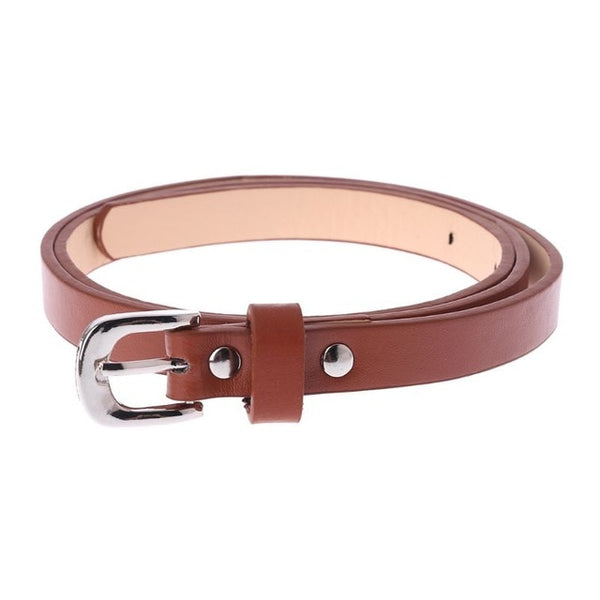 New Hot Sale Kids PU Leather Belts Children Boys Girls Leisure Waist Strap 2019