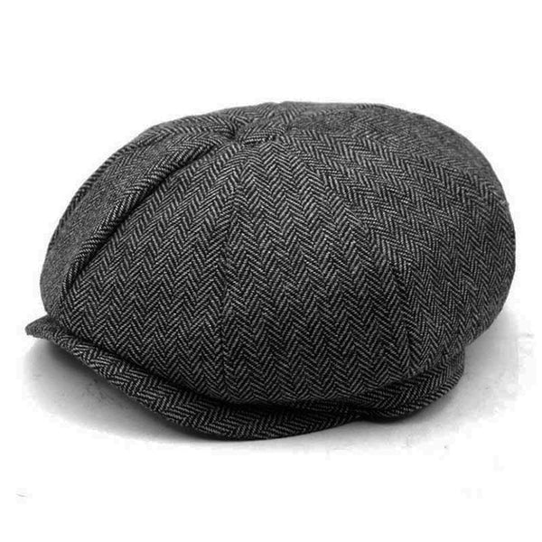 Peaky Blinders Men Berets Hat Autumn New Vintage Herringbone Octagon Cap Women'S Casual Pumpkin Hat Gatsby Flat Beret Hats