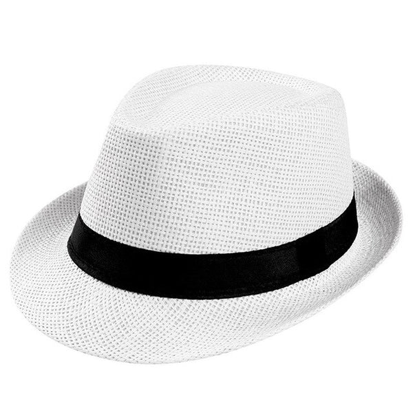 2019 New Fashion Summer men's And women's Western Cowboy Hat Gentleman Elegant Retro Sun Cap Beach Outdoor Leisure Sun Straw Hat