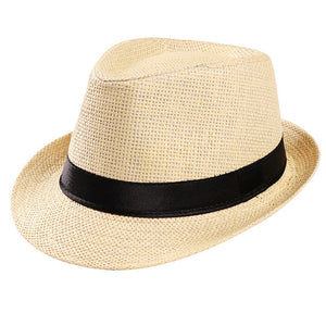 2019 New Fashion Summer men's And women's Western Cowboy Hat Gentleman Elegant Retro Sun Cap Beach Outdoor Leisure Sun Straw Hat