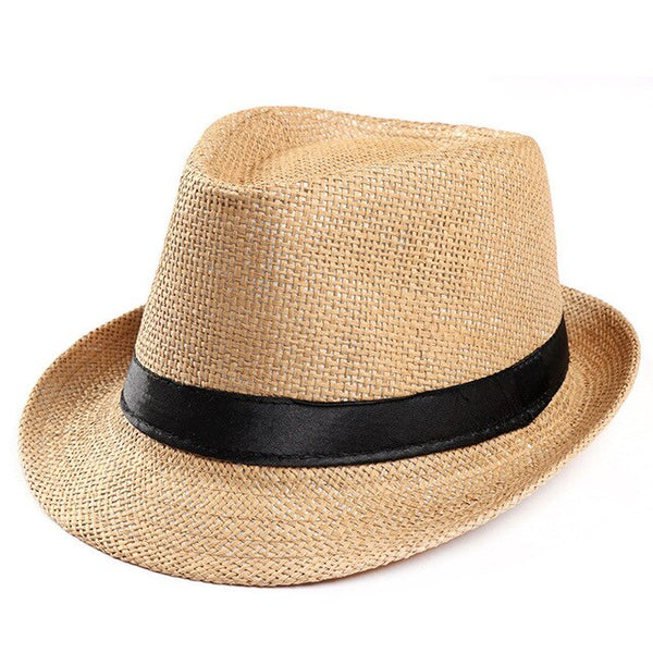 2019 New Fashion Summer men's And women's Western Cowboy Hat Gentleman Elegant Retro Sun Cap Beach Outdoor Leisure Sun Straw Hat