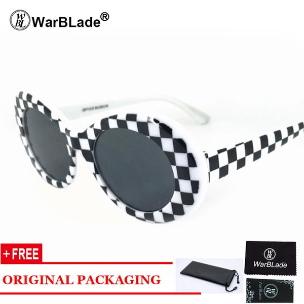 Goggles Kurt Cobain Sunglasses Transparent Clear Lenses Glasses Vintage NIRVANA Oval Eyewear Fashion Classic Sun Glasses