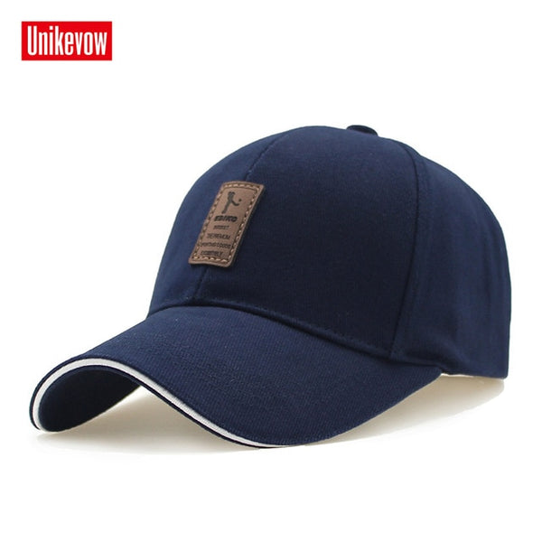 1Piece Baseball Cap Men's Adjustable Cap Casual leisure hats Solid Color Fashion Snapback Summer Fall hat