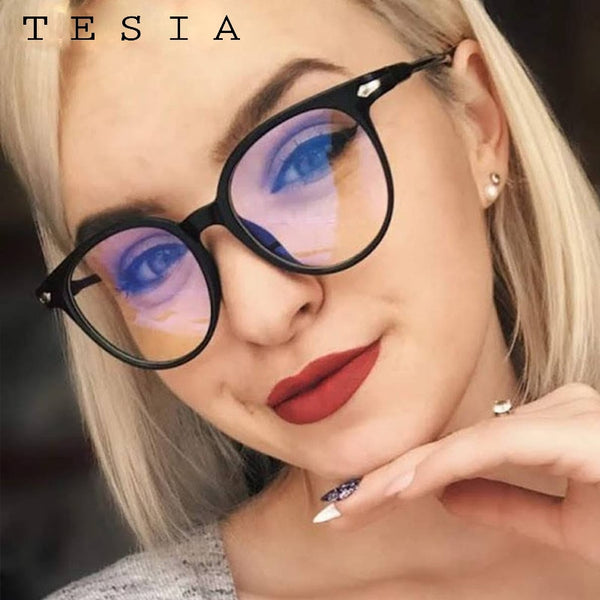 Vintage Round Clear Glasses Women Transparent Lens Glasses Frame Ladies Optical Eyeglasses Frame Men Unisex Gift 2019