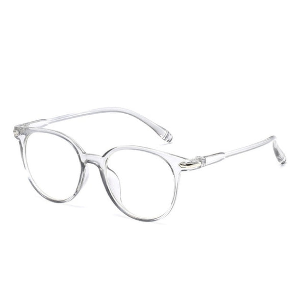 Vintage Round Clear Glasses Women Transparent Lens Glasses Frame Ladies Optical Eyeglasses Frame Men Unisex Gift 2019