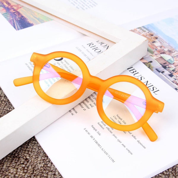 iboode 2019 Fashion Kids Sunglasses Round Frame Boys Girls Sun Glasses Children Baby Eyeglasses UV400 Shades Oculos Gafas De Sol