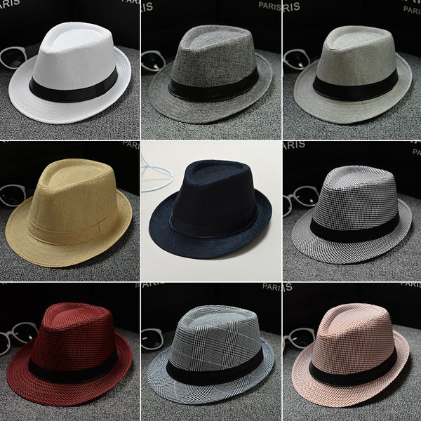 Summer Men Hat Straw men's cowboy hats cap for men and women bucket hats with brim fedora hat